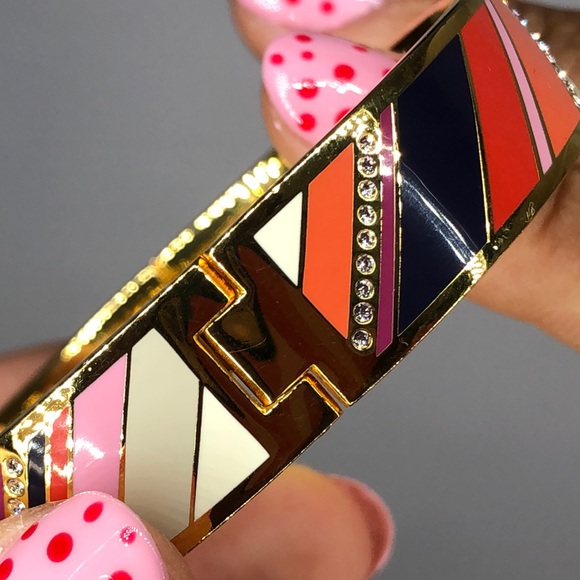 ✨SOLD✨ COACH Multicolour Stone Bangle - Picture 3 of 7